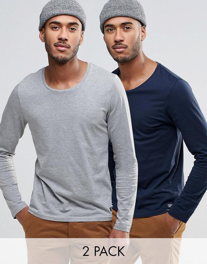 Produkt Multi Pack Long Sleeve Top - Gray