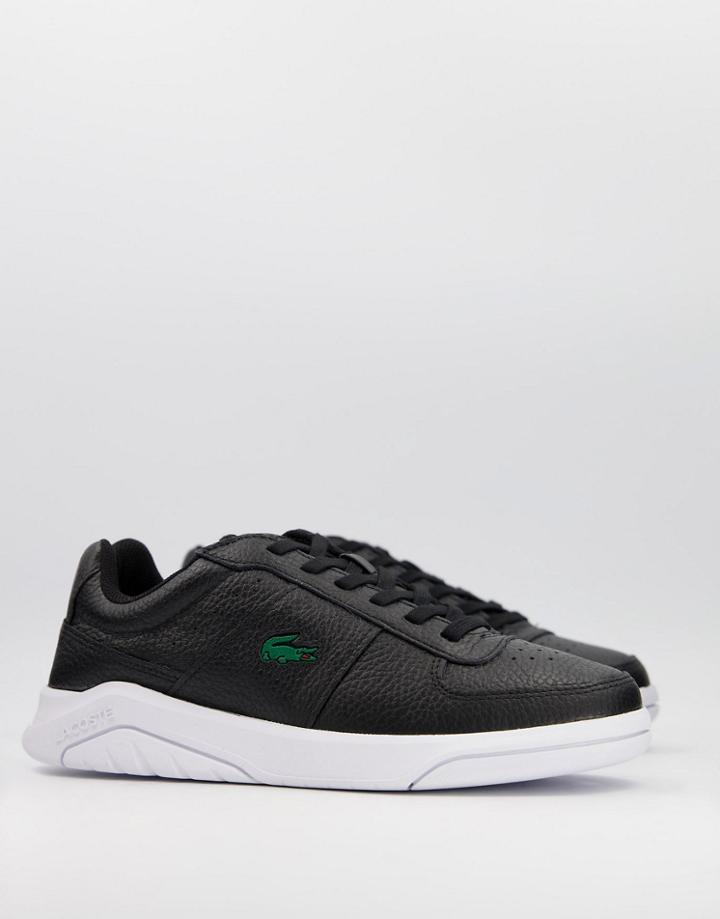 Lacoste Game Advance Sneakers In Black And White