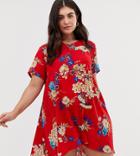 Ax Paris V Neck Swing Dress - Multi