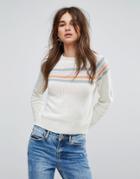 Noisy May Olivia Knitted Sweater - White