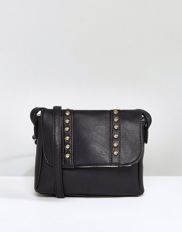 Yoki Crossbody Bag With Studding - Black