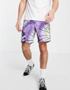 Vans New Age Board Tie Dye Shorts In Purple