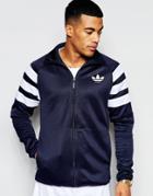Adidas Originals Track Jacket With Sleeve Stripes Aj7676 - Blue