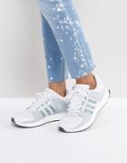 Adidas Originals Eqt Support Ultra Sneakers In White And Green - White