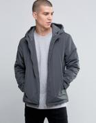 Selected Homme Hooded Jacket - Gray