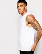 Asos Sleeveless T-shirt - White