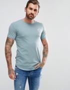 Gym King Muscle T-shirt In Teal Blue - Blue