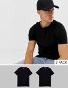 Produkt 2 Pack Organic Cotton T-shirts In Black