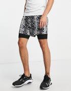 Bolongaro Trevor Sport Python 2in1 Shorts With Stretch Undershort-black