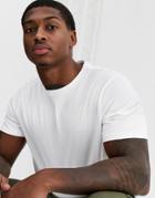 Boss Trust Tonal Logo T-shirt In White