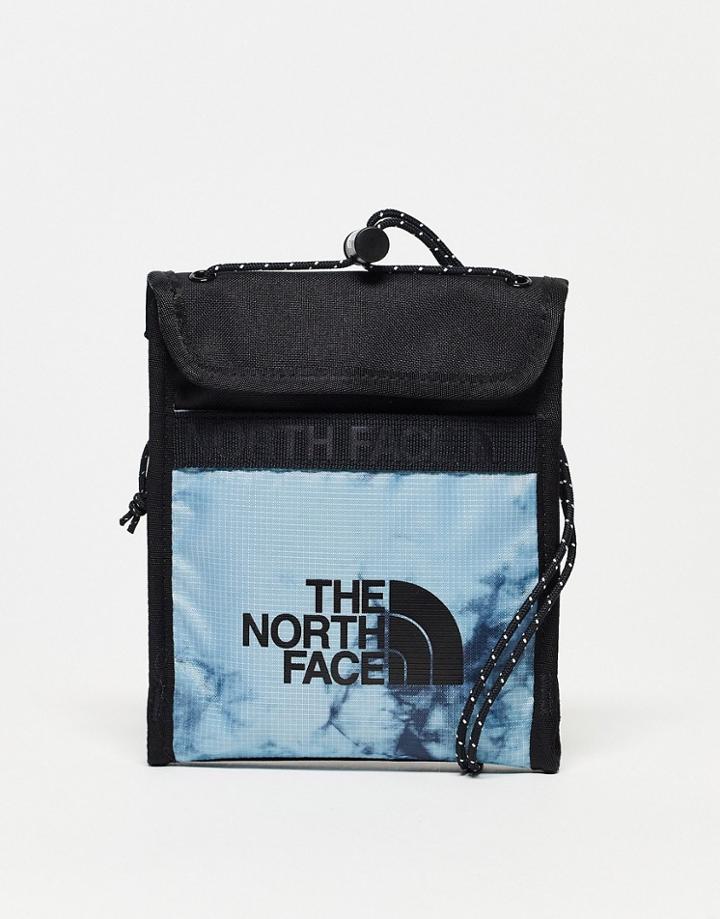 The North Face Bozer Iii Neck Pouch In Blue Tie Dye