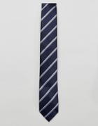 Jack & Jones Tie With Stripe - Navy