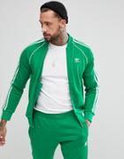 Adidas Originals Adicolor Track Jacket In Green Cw1259 - Green