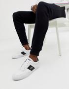Lacoste Court Master Sneakers In White Leather