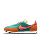 Nike Waffle Sneakers In Green Noise/sport Spice