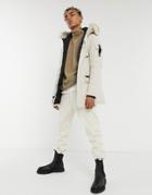 Sixth June Parka With Hood In Off White