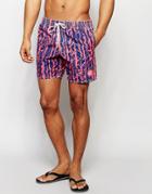 O'neill Wave Neon Swim Shorts - Pink