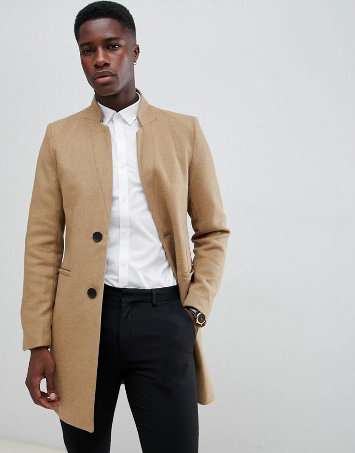 Only & Sons Overcoat - Tan