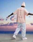 Asos 4505 Oversized T-shirt With Back Print-pink