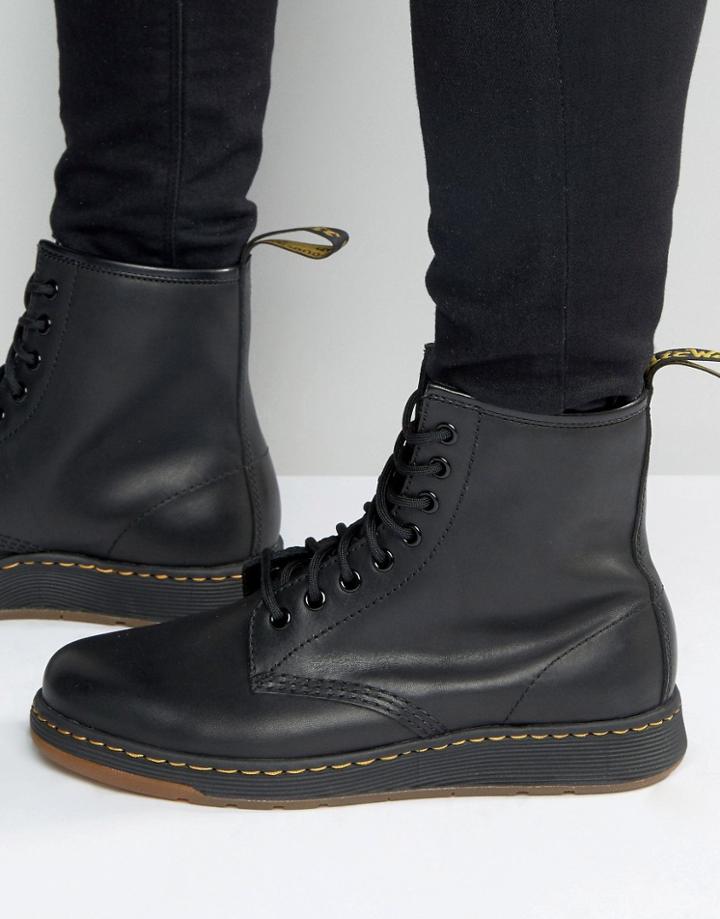 Dr Martens Lite Newton 8 Eye Boots - Black