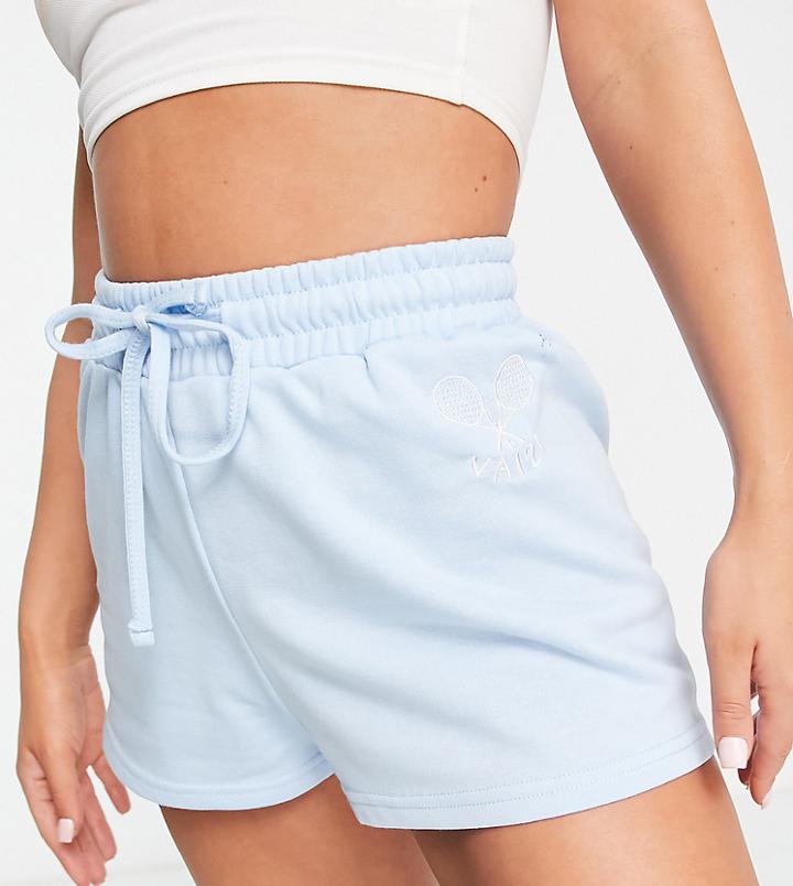 Vai21 Tennis Sweat Shorts In Blue - Part Of A Set