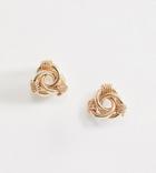 Aldo Hopfensperger Twisted Knot Earrings In Gold - Gold