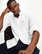 Tommy Hilfiger Oxford Shirt With Stretch In Slim Fit In White