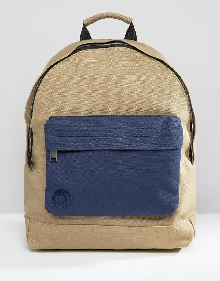 Mi-pac Canvas Tonal Backpack Sand - Beige