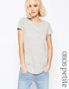 Asos Petite Crew Neck T-shirt - Gray