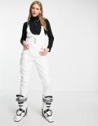 Surfanic Amity Technical Stretch Slim Fit Ski Pants In White