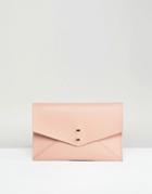 Asos Design Envelope Clutch Bag - Pink