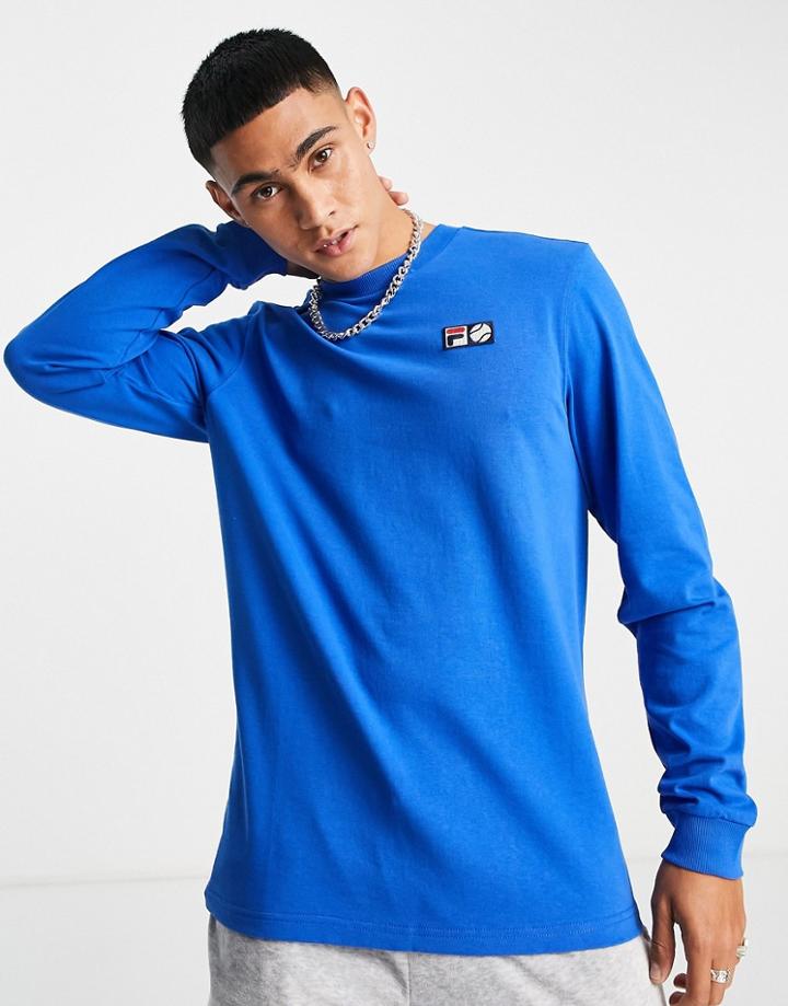 Fila Tennis Club Long Sleeve T-shirt In Blue