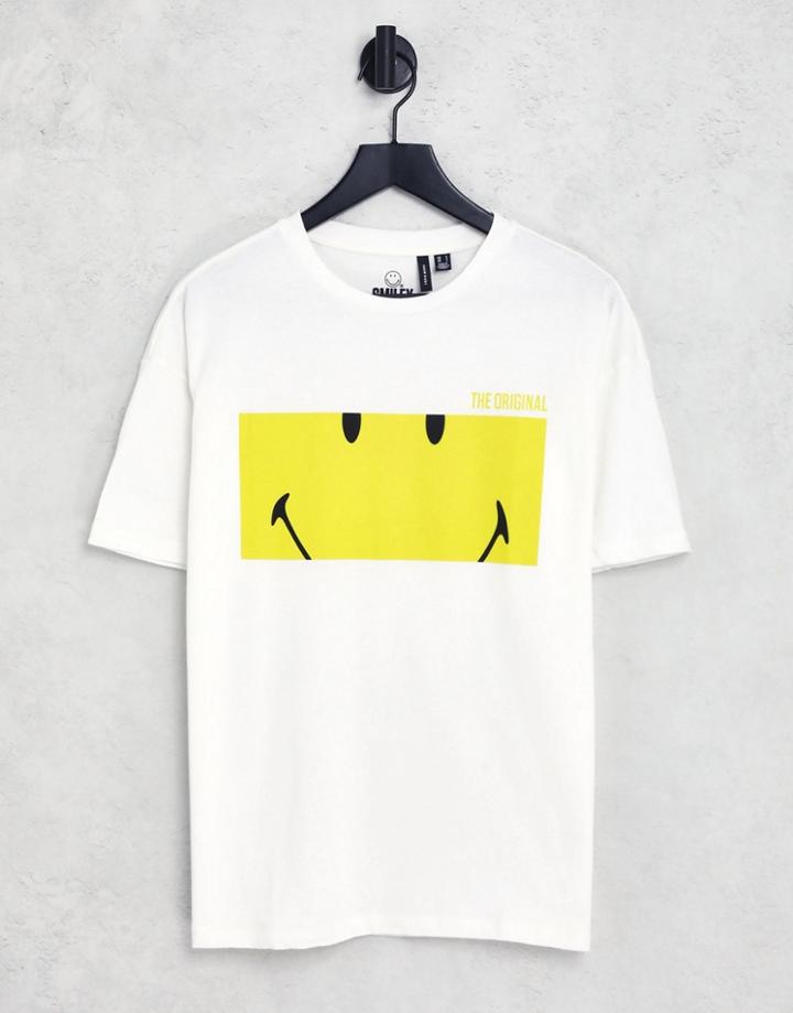 Vero Moda Smile T-shirt In Pink