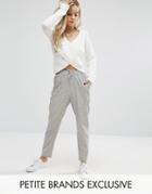 Noisy May Petite Polka Dot Jogger - White