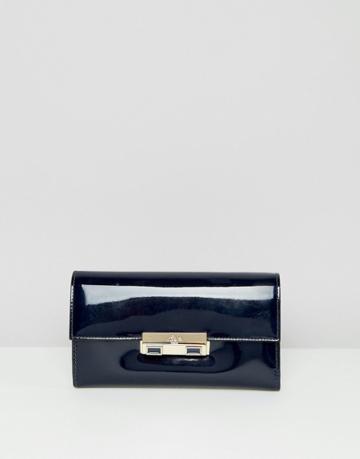 Ri2k Patent Leather Purse - Navy