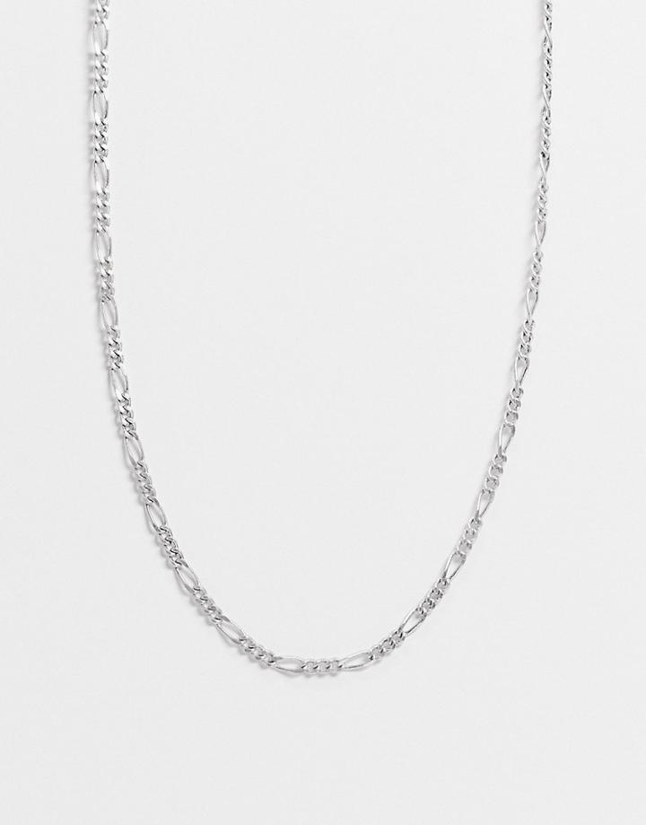Allsaints Chain Necklace In Brass With Silver Finish-gold