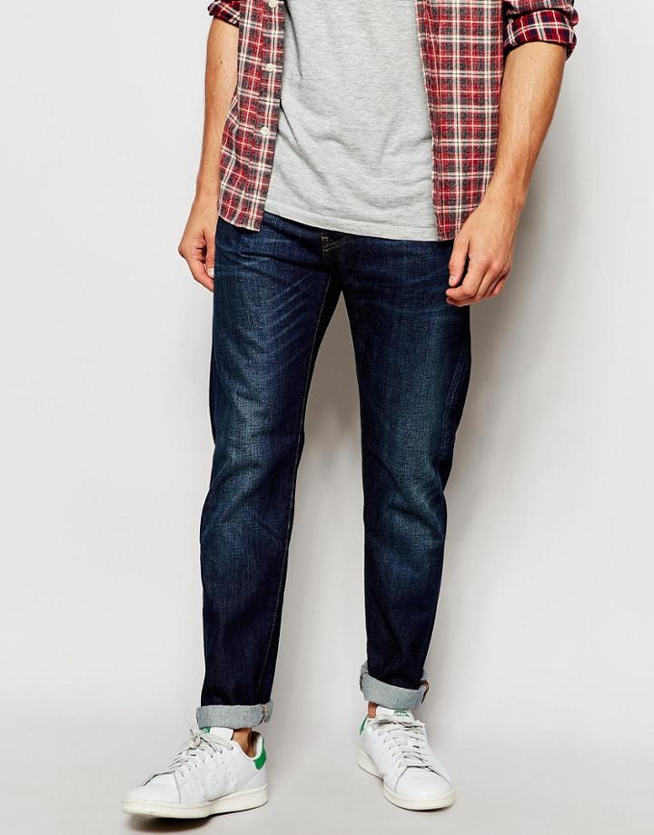 Edwin Jeans Ed-80 Slim Tapered Compact Indigo Dark Used - Dark Used