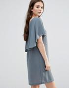 Y.a.s Naomi Ruffle Detail Dress - Gray