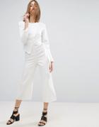 Asos Jumpsuit In Cotton Shirting - Black