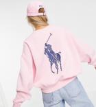 Polo Ralph Lauren X Asos Exclusive Collab Back Logo Sweatshirt In Pink