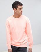 Jack & Jones Originals Neon Drop Shoulder Sweatshirt - Orange