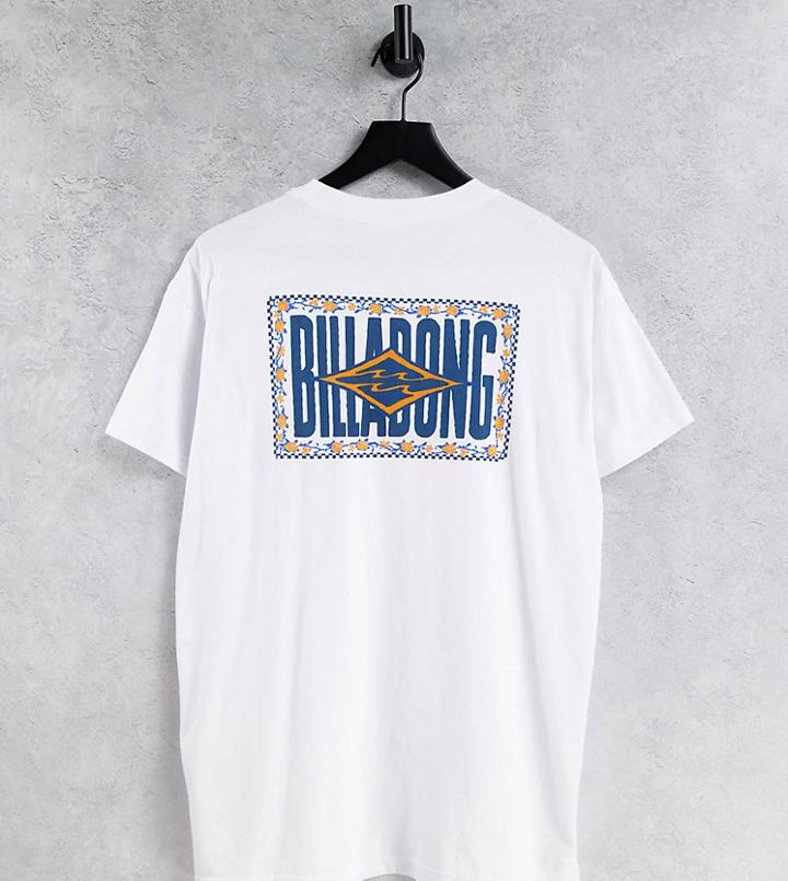 Billabong Shadow T-shirt In White Exclusive At Asos