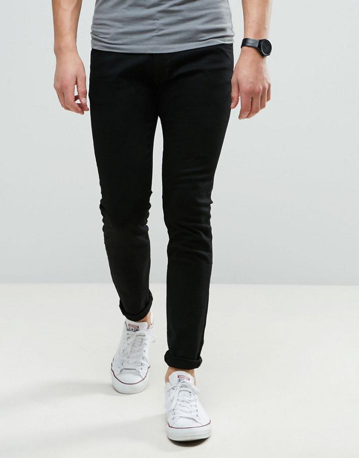Wrangler Bryson Skinny Jean Black Wash - Black