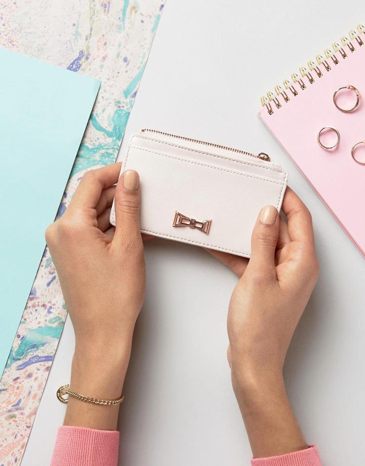 Ted Baker Metal Bow Coin Purse - Pink
