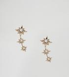 Estella Bartlett Gold Plated Multi Star Ear Climber Earrings - Gold
