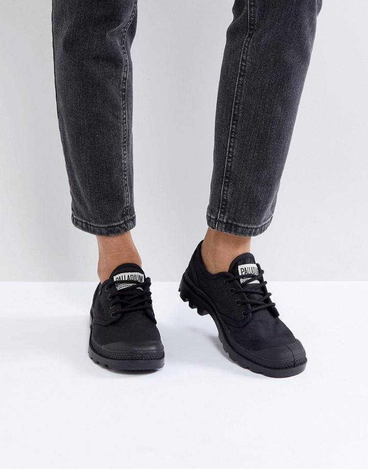 Palladium Pampa Ox Originale Blacktextile Sneakers - Black