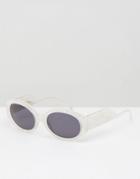 Kaibosh Wide Cat Eye Sunglasses - White