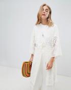 Qed London Crochet Cover Up - Stone