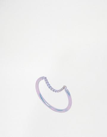 Me & Zena Chain Ring - Lilac