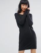 Moss Copenhagen Long Sleeve Dress - Black